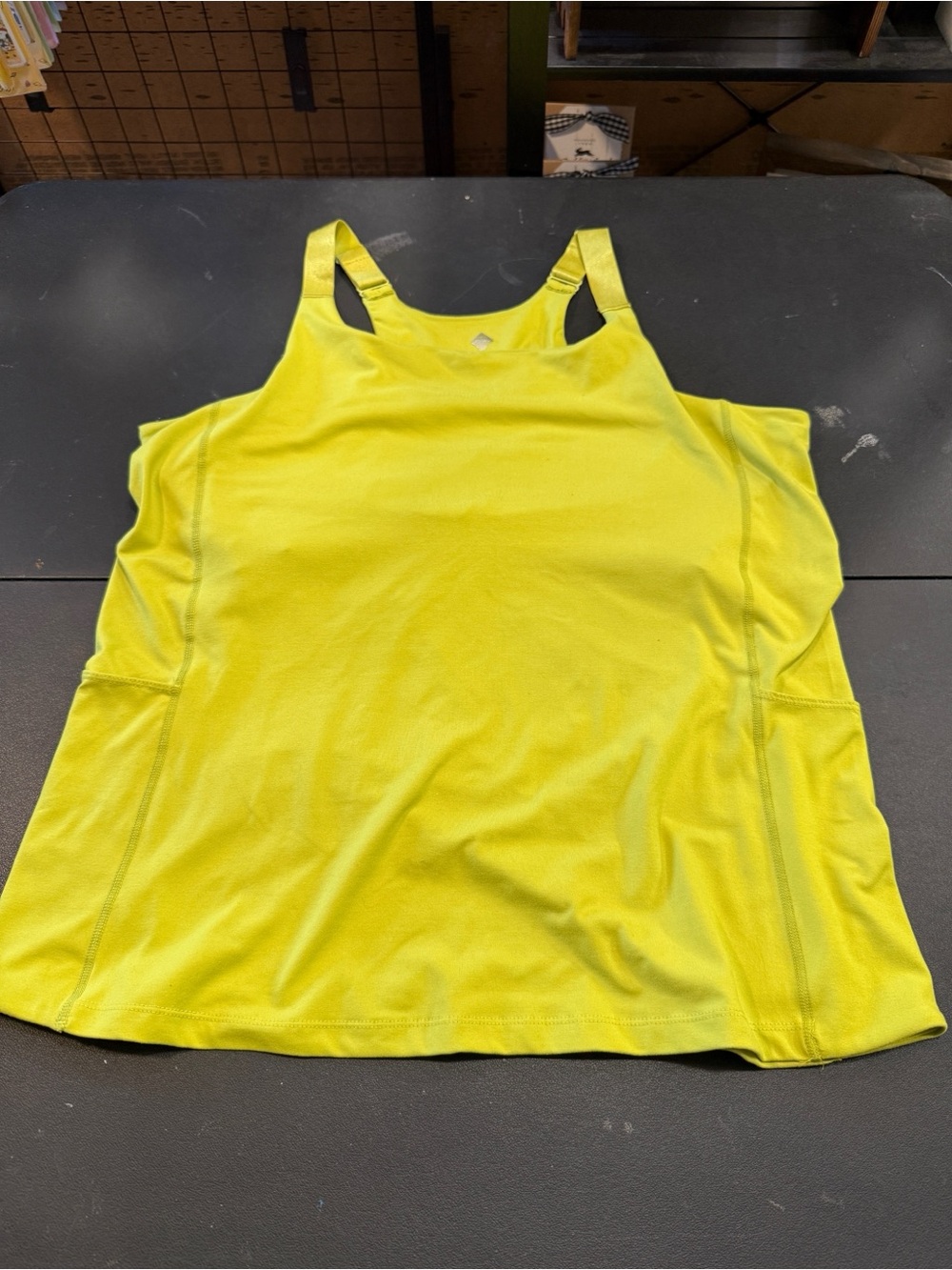 LuLaRoe Neon Yellow Active Tank Top
